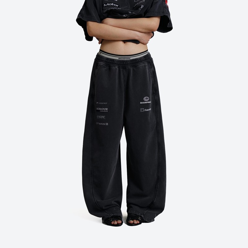 Racing Curved Sweatpants